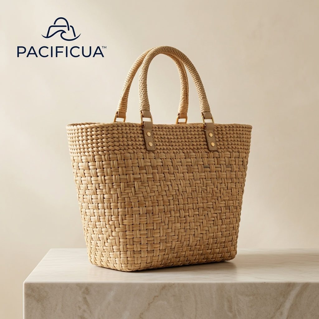 Pacificua™ Woven Carry Handbag
