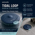 Petavelle™ Tidefin Low-Profile Drain Catcher